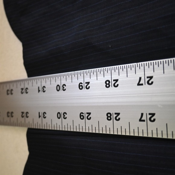 Neiman Marcus 46R Blue Striped 100% Wool‎ Sable Blazer Suit Jacket Sport Coat - Picture 11 of 12